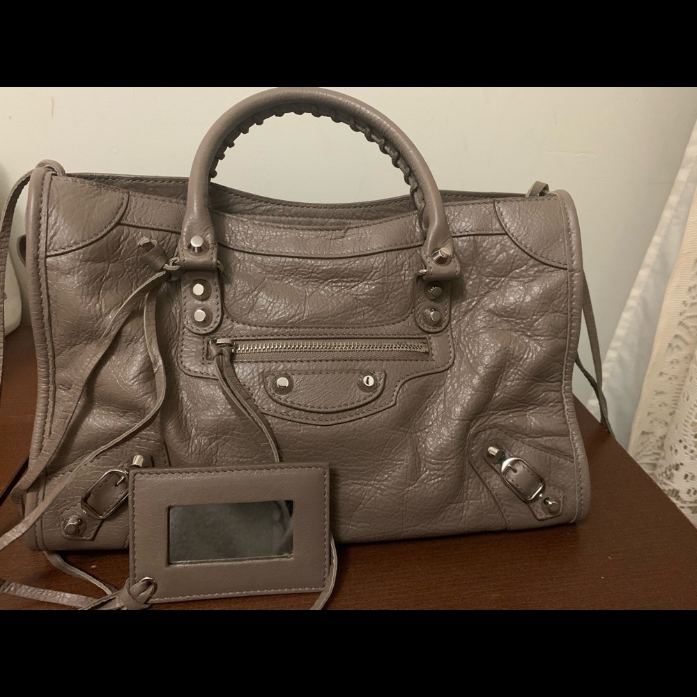 Balenciaga Classic City S: Silver Hw